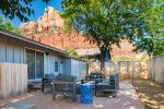 Chapel is a contemporary Sedona vacation rental with chic open-concept interiors